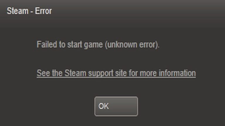 Failed to start game unknown error Steam fix – Izzy Laif – video review ...