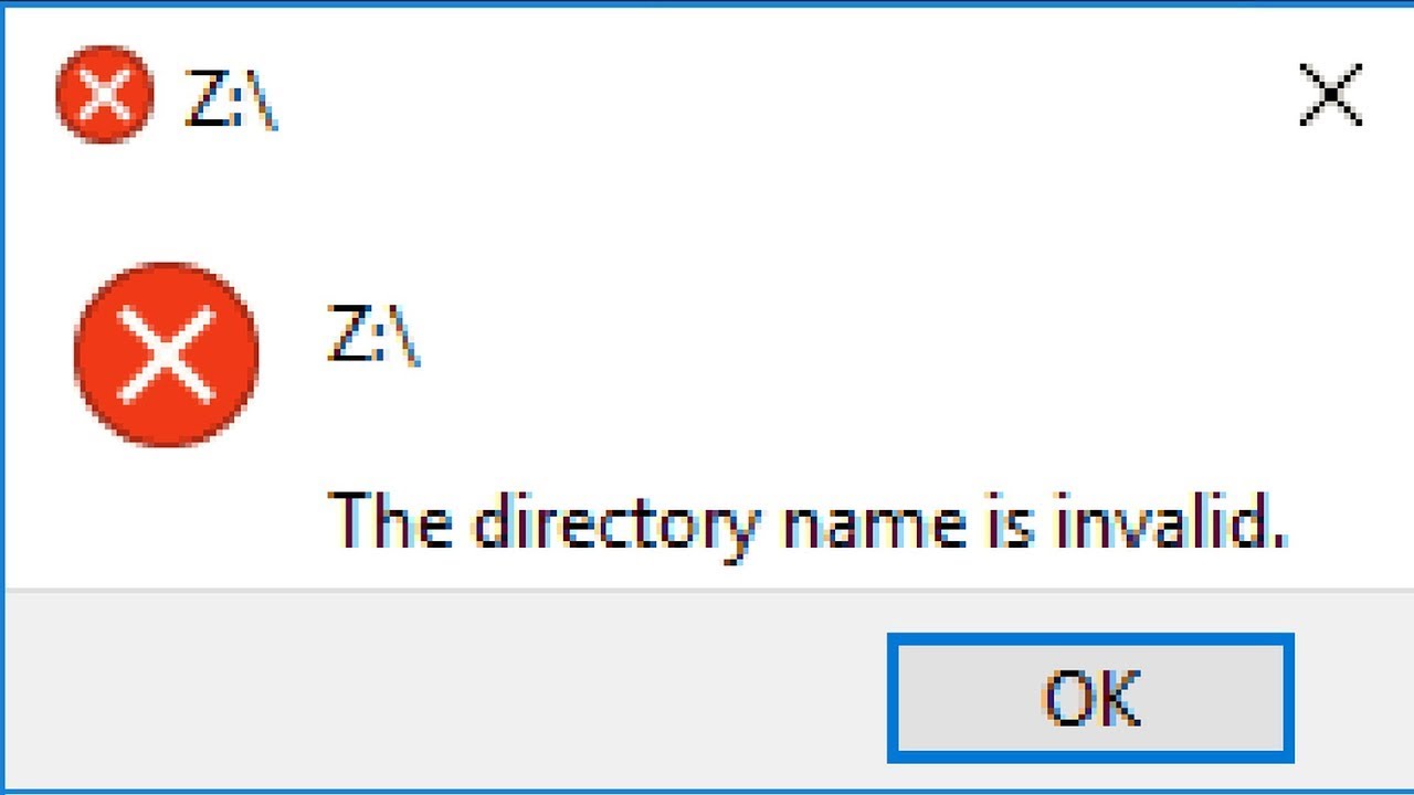 The directory name is invalid izzy laif video review tutorial