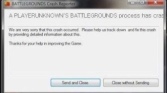 Playerunknown S Battlegrounds Process Has Crashed Izya Lajf